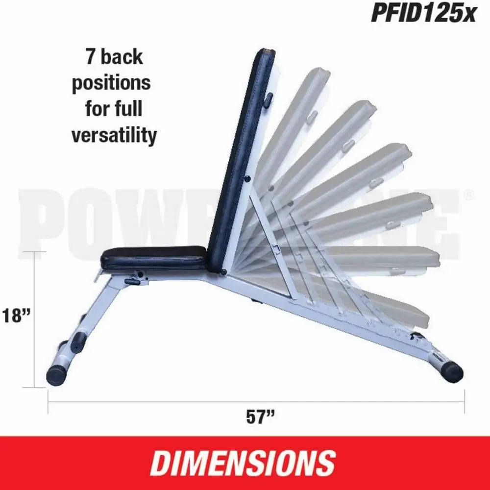 Body-Solid Powerline (PFID125X) Folding Bench