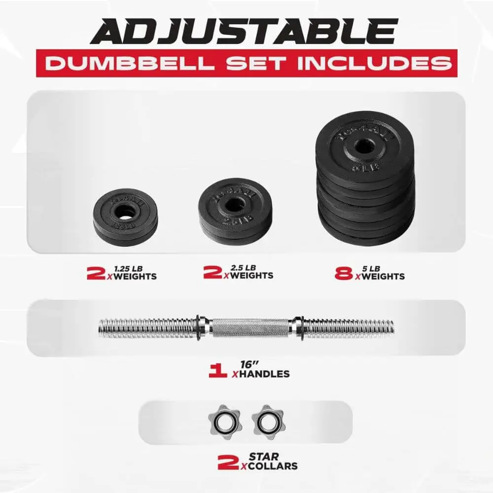 Best Dumbbells for Home Gym - Yes4All Adjustable Dumbbell Set