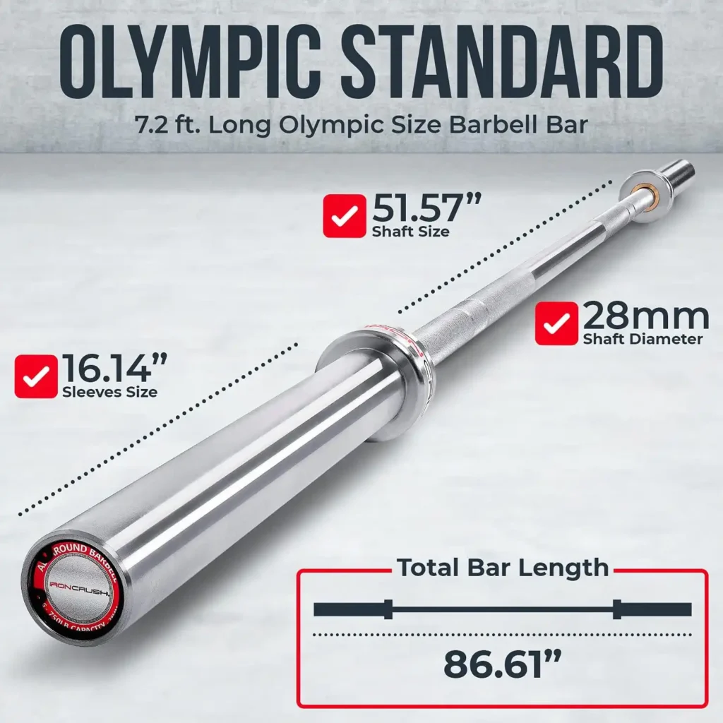 Iron Crush Olympic Barbell