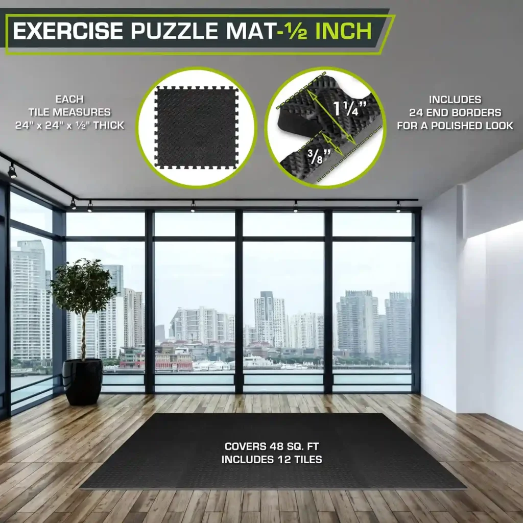 ProsourceFit Puzzle Exercise Mat